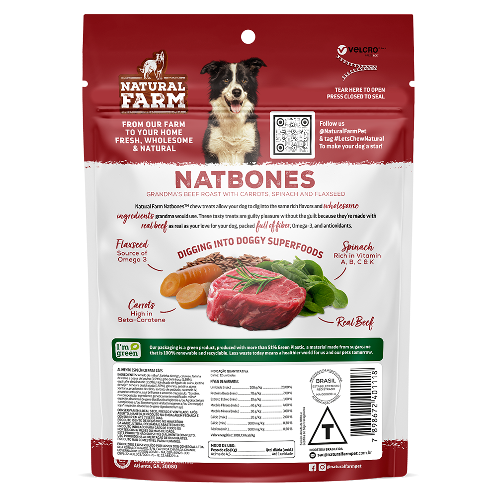 PACOTE NATBONES CARNE