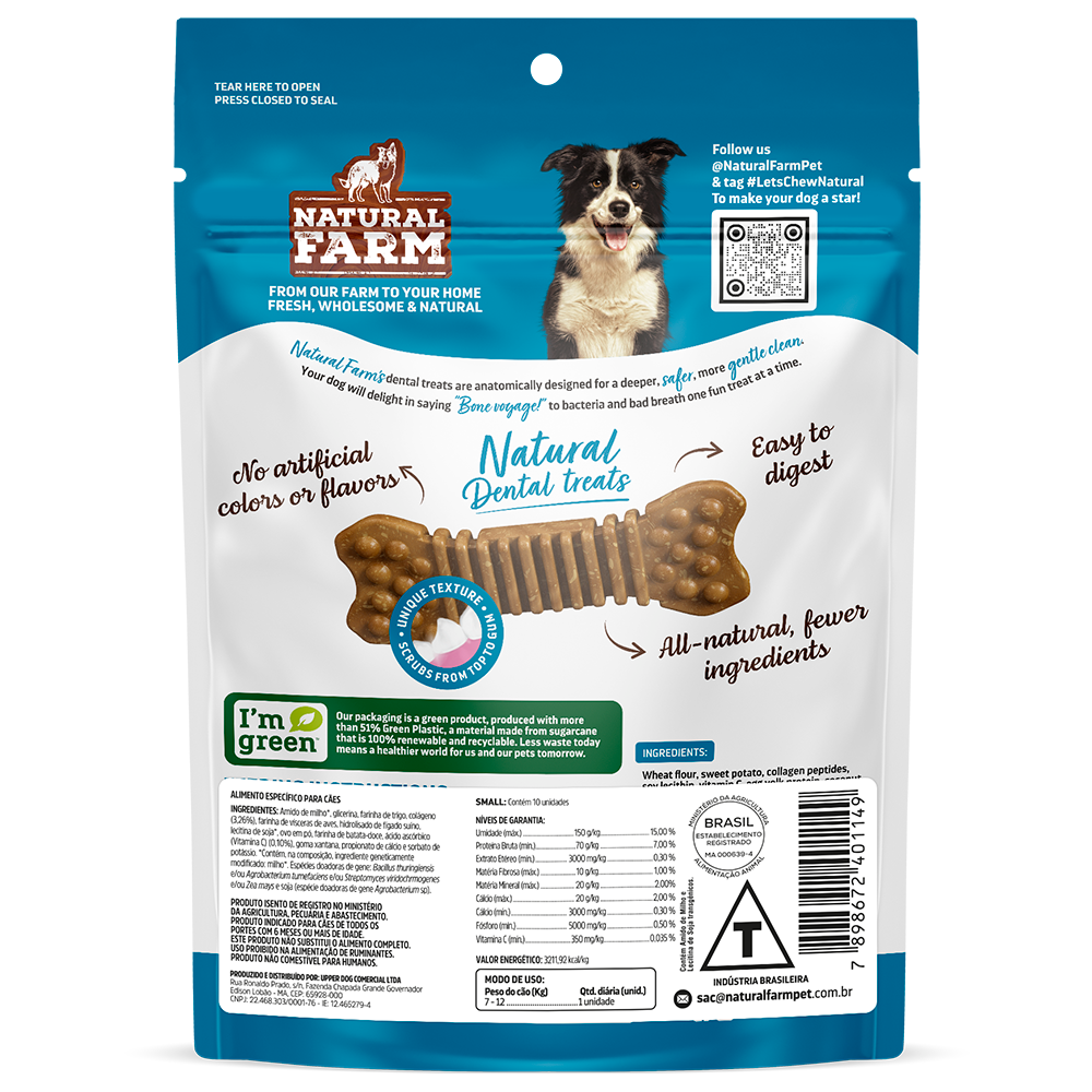 PACOTE SNACK DENTAL PEQUENO