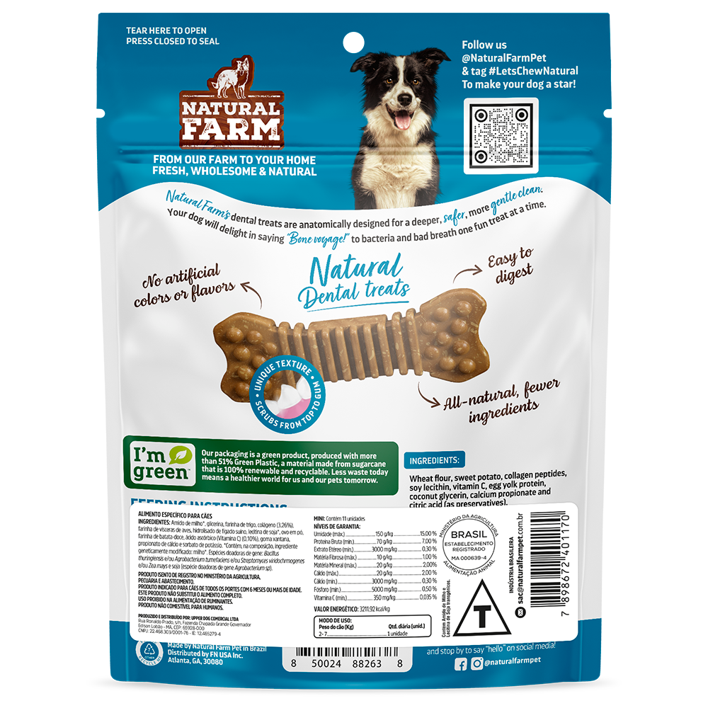 PACOTE SNACK DENTAL MINI